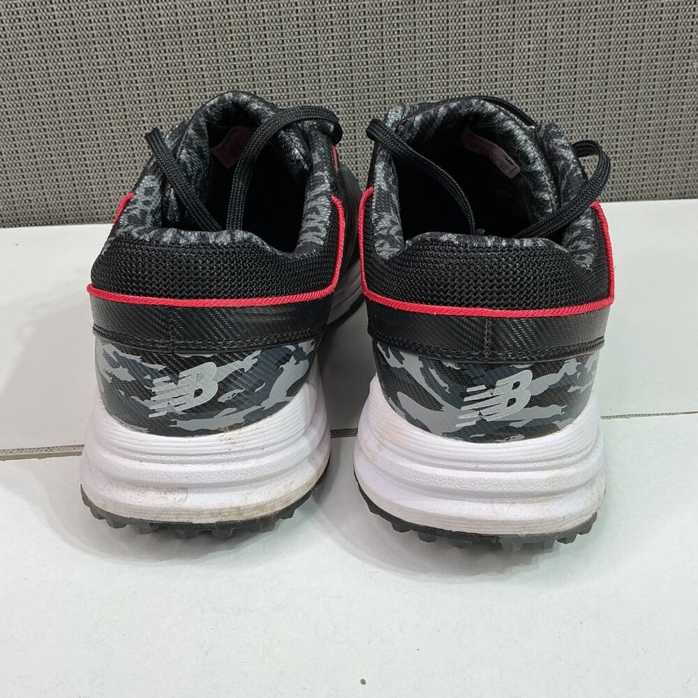 New Balance Mens Golf Shoes NBG2010BK Black Camo Spikeless Size 11 2E Wide - Picture 3 of 6